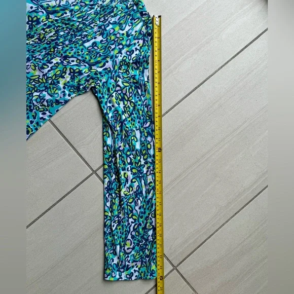 Lilly Pulitzer Blue Bell Sleeve Blouse with Pleated Details - Picture 8 of 8